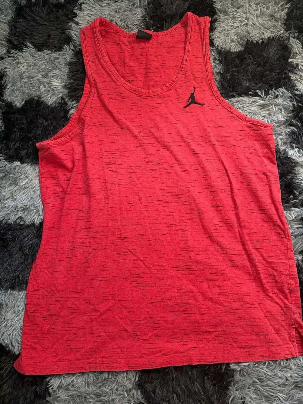 Jordan Jumpman Heathered Red Sleeveless Tank Top Men's XL